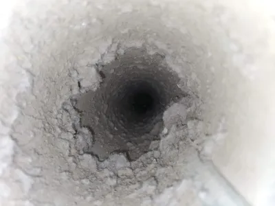 1 year lint buildup