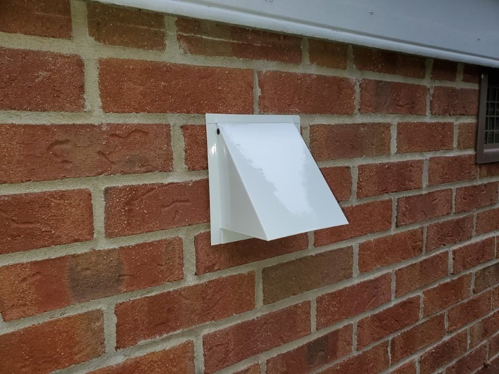 Metal vent hoods for dryer and bathroom exhausts in various price ranges