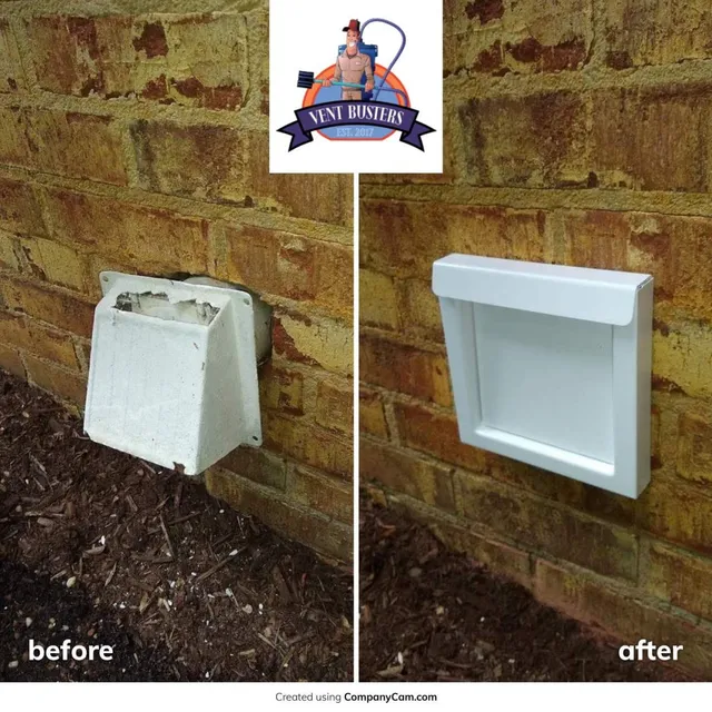 Vent cover replacement before and after