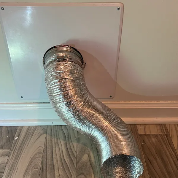 DryerFlex transition and finished connection