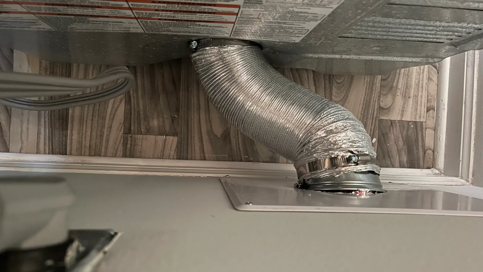 Dryer hookup with DryerFlex