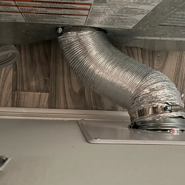 Dryer hookup with DryerFlex