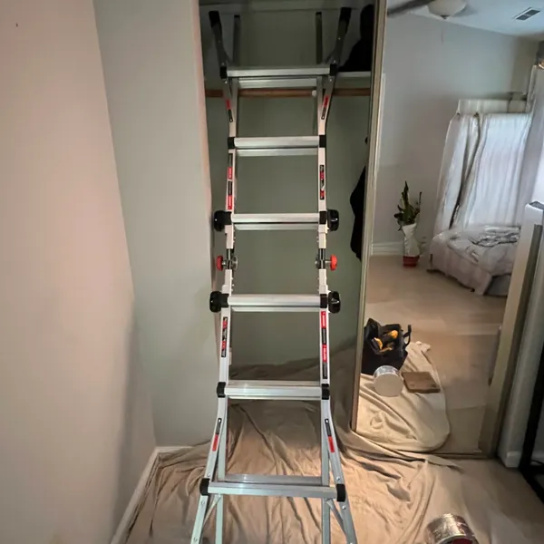 Tight access to the attic