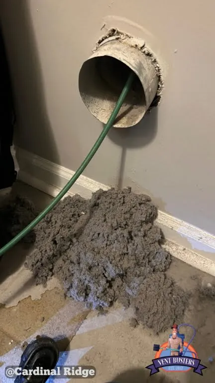 Dryer vent interior Cardinal Ridge