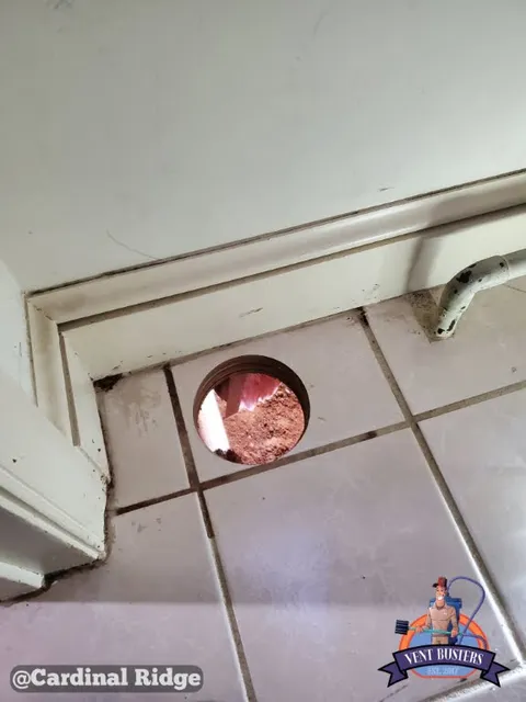 Exterior vent cap repair Cardinal Ridge