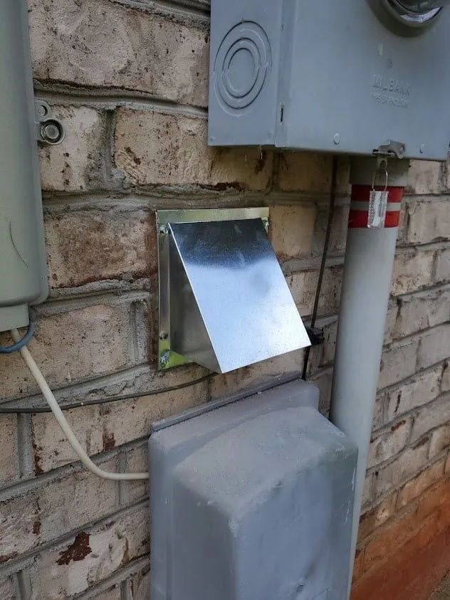 Classic galvanized vent cap