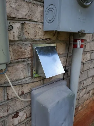 Classic galvanized metal vent cap