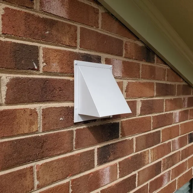 Classic metal vent cover hooded style