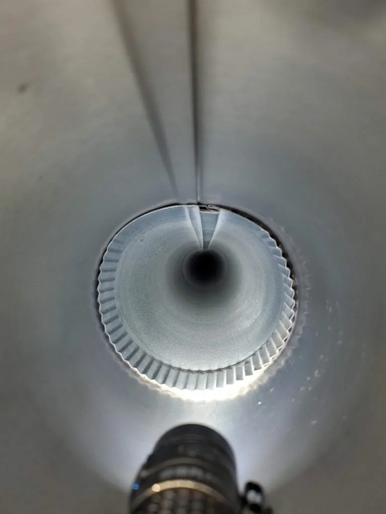 Clean dryer vent after professional service