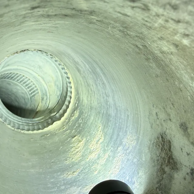 Clean metal dryer vent after service at Friendly Acres Townhomes Greensboro