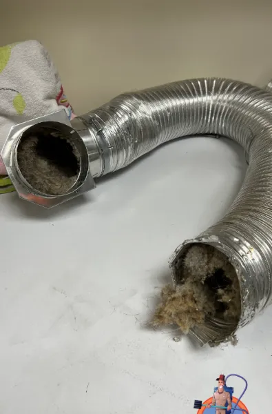 Clogged transition hose