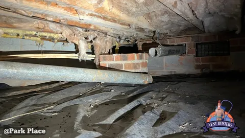 Collapsed dryer vent Park Place Greensboro