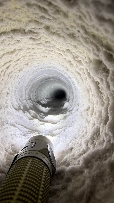Heavy towel lint packed inside a dirty dryer vent in Hamilton Forest Greensboro