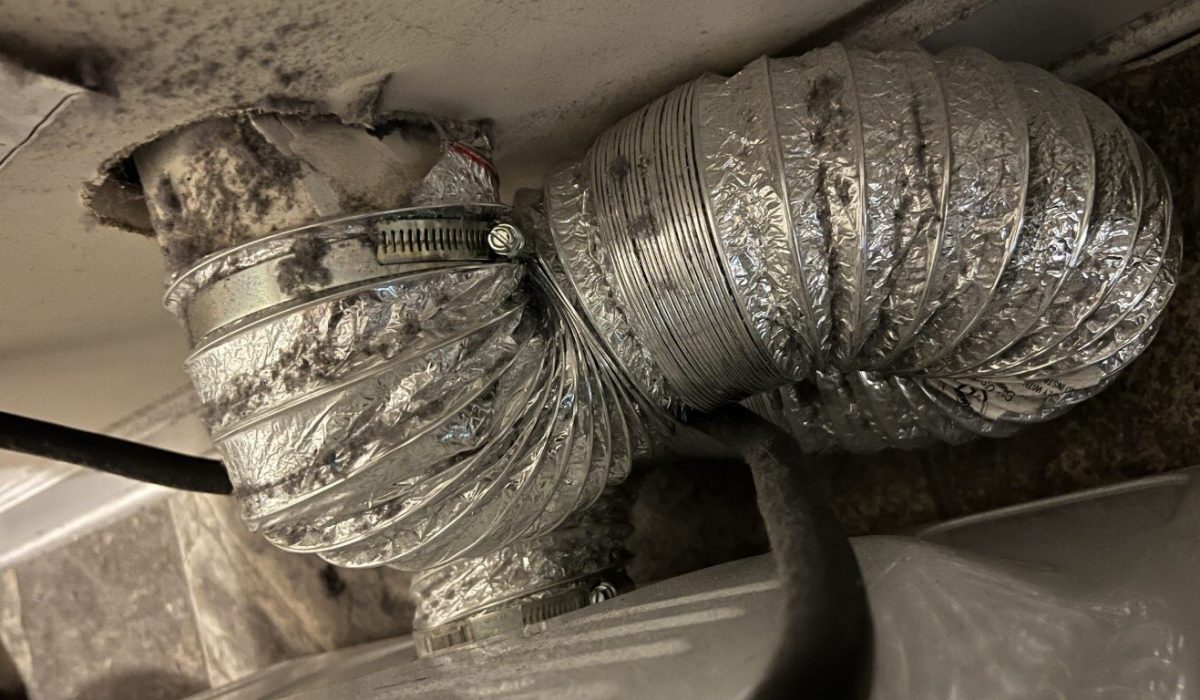 Crushed transition hose