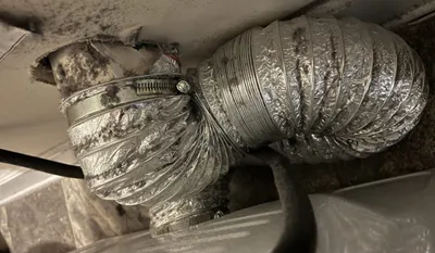 Crushed transition hose