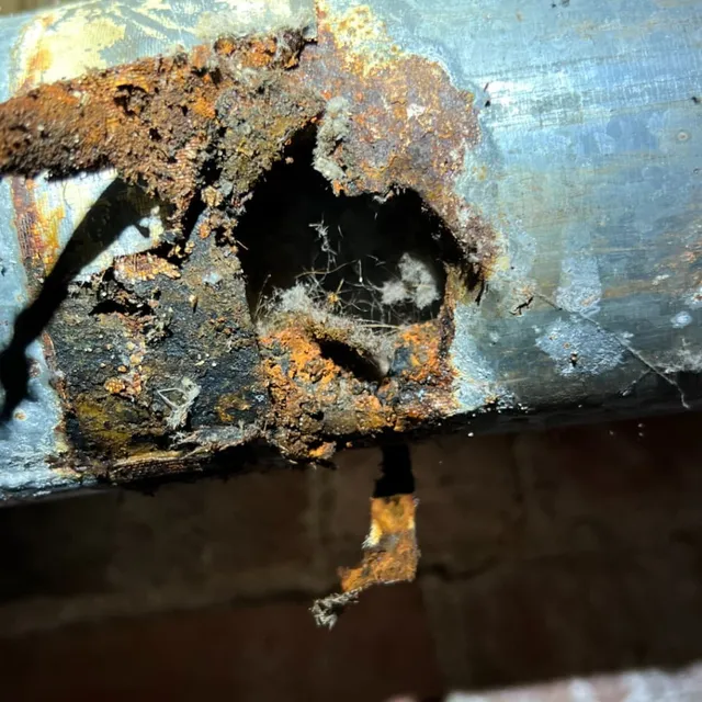 Damaged vent