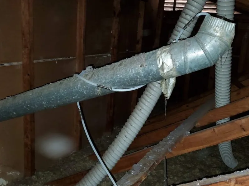 DIY Dryer Vent Brush Stuck