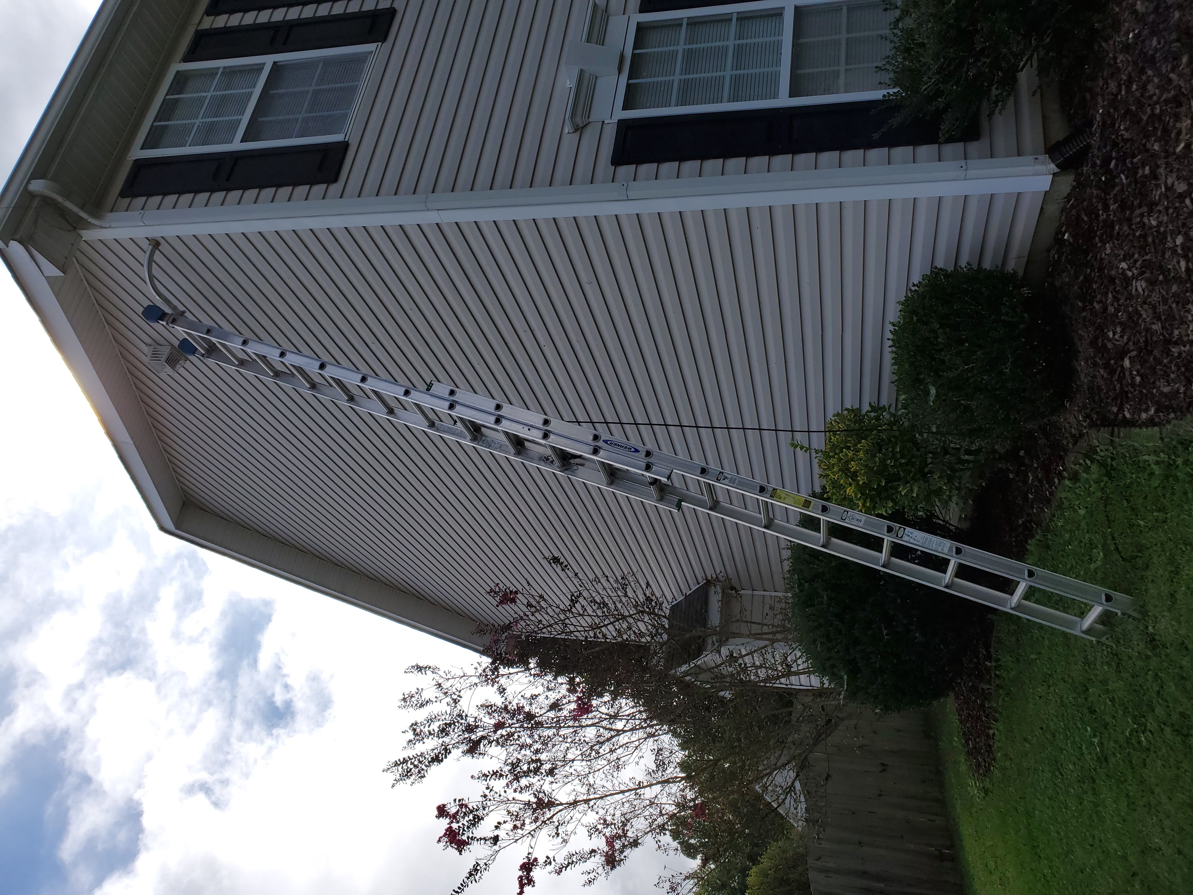 Dryer vent cleaning equipment for roof access in the Triad NC