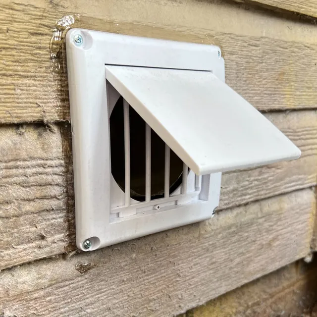 Dryer vent cover with bird guard