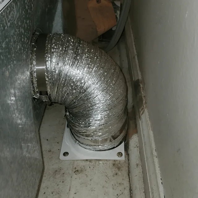 Professional dryer vent work