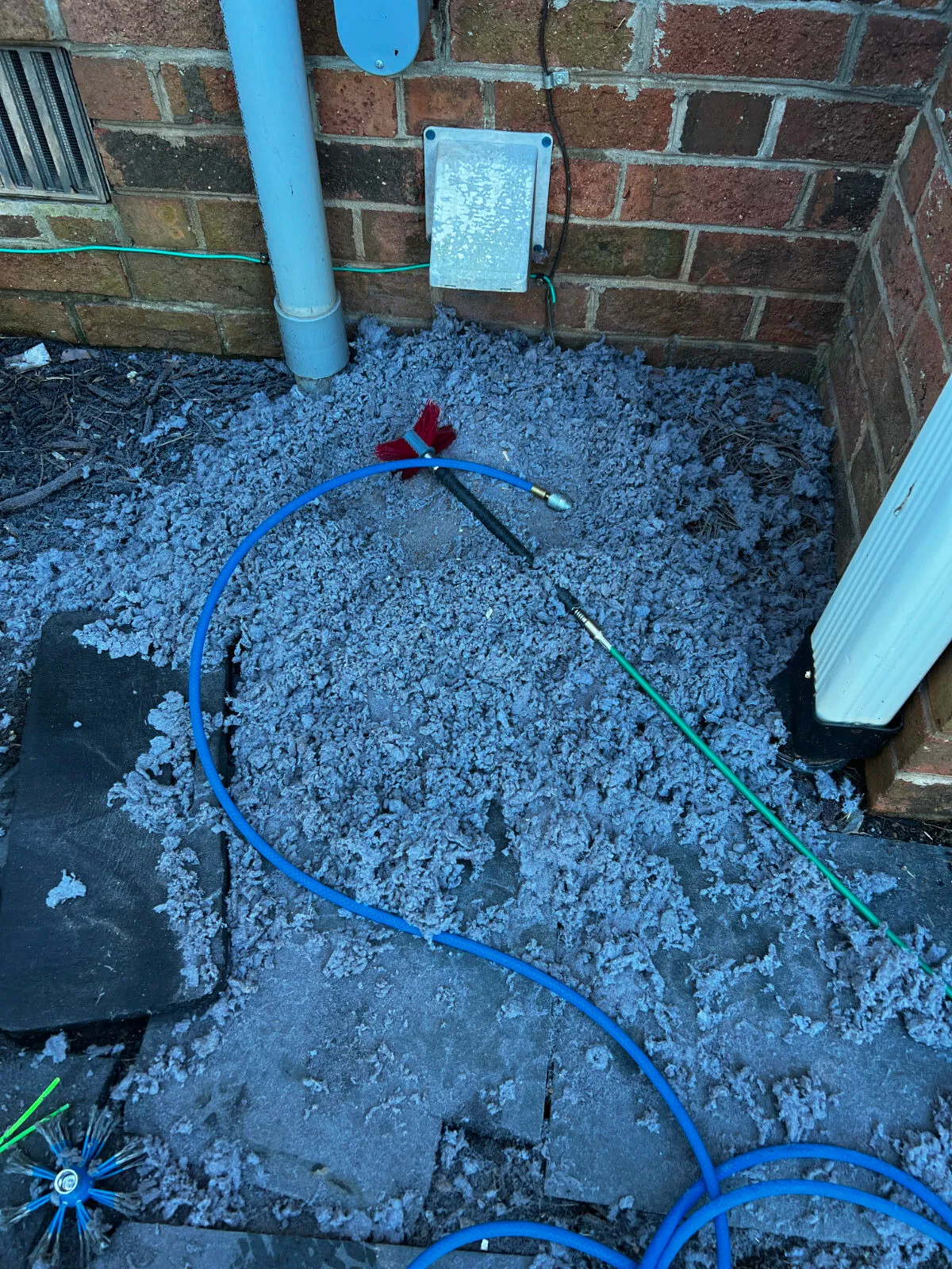 Dryer vent work in attic Oak Ridge NC