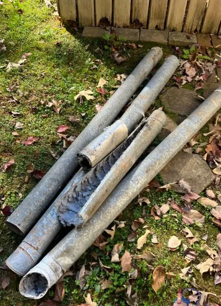 Dryer vent removed from crawlspace Park Place