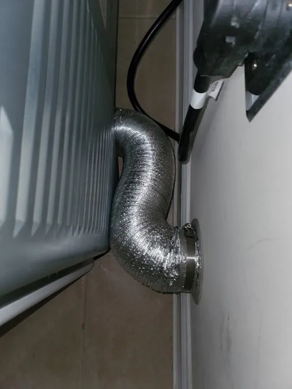 Dryerflex transition hose installation