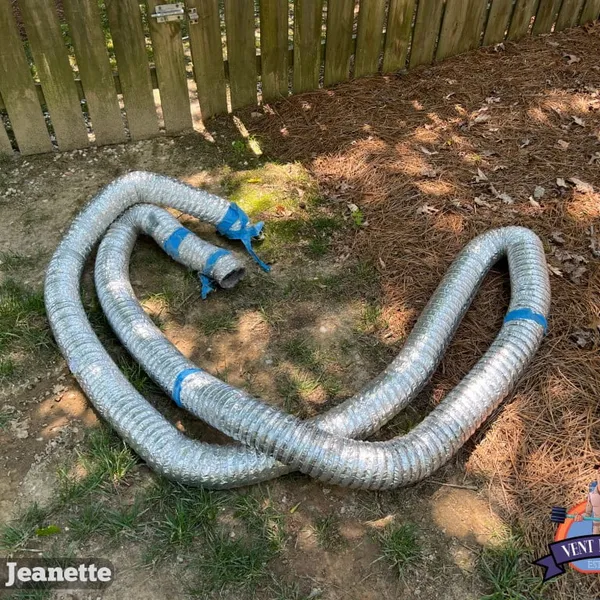 Dryer vent in crawlspace Lake Jeanette