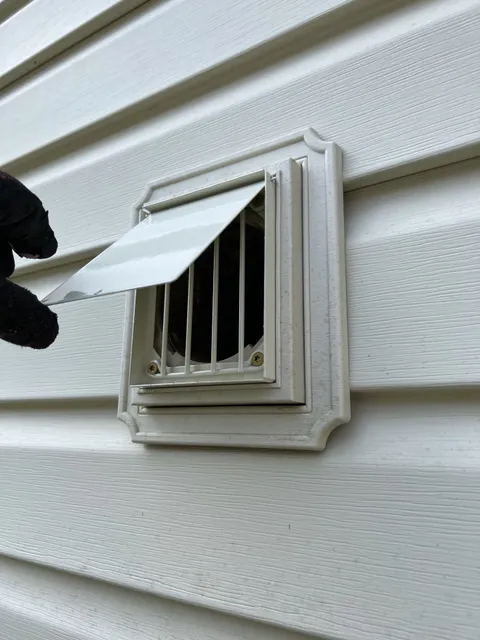 Louver conversion with bird guard