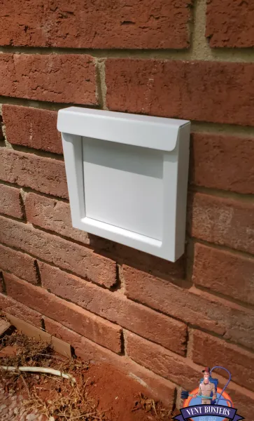 Metal wall vent installation