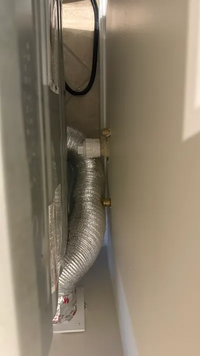 New Dryerflex transition on a short run in Sunset Hills Greensboro