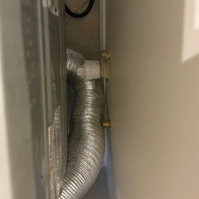 New Dryerflex transition on a short run in Sunset Hills Greensboro