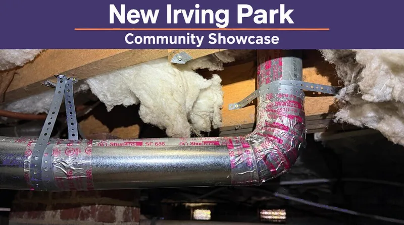 New Irving Park Greensboro – Dryer Vent Showcase