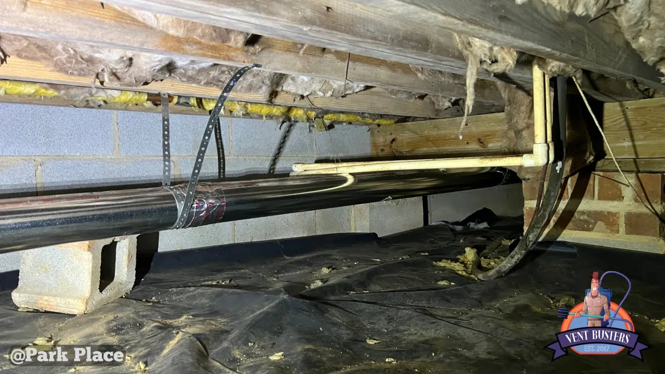 New dryer vent installation Park Place Greensboro