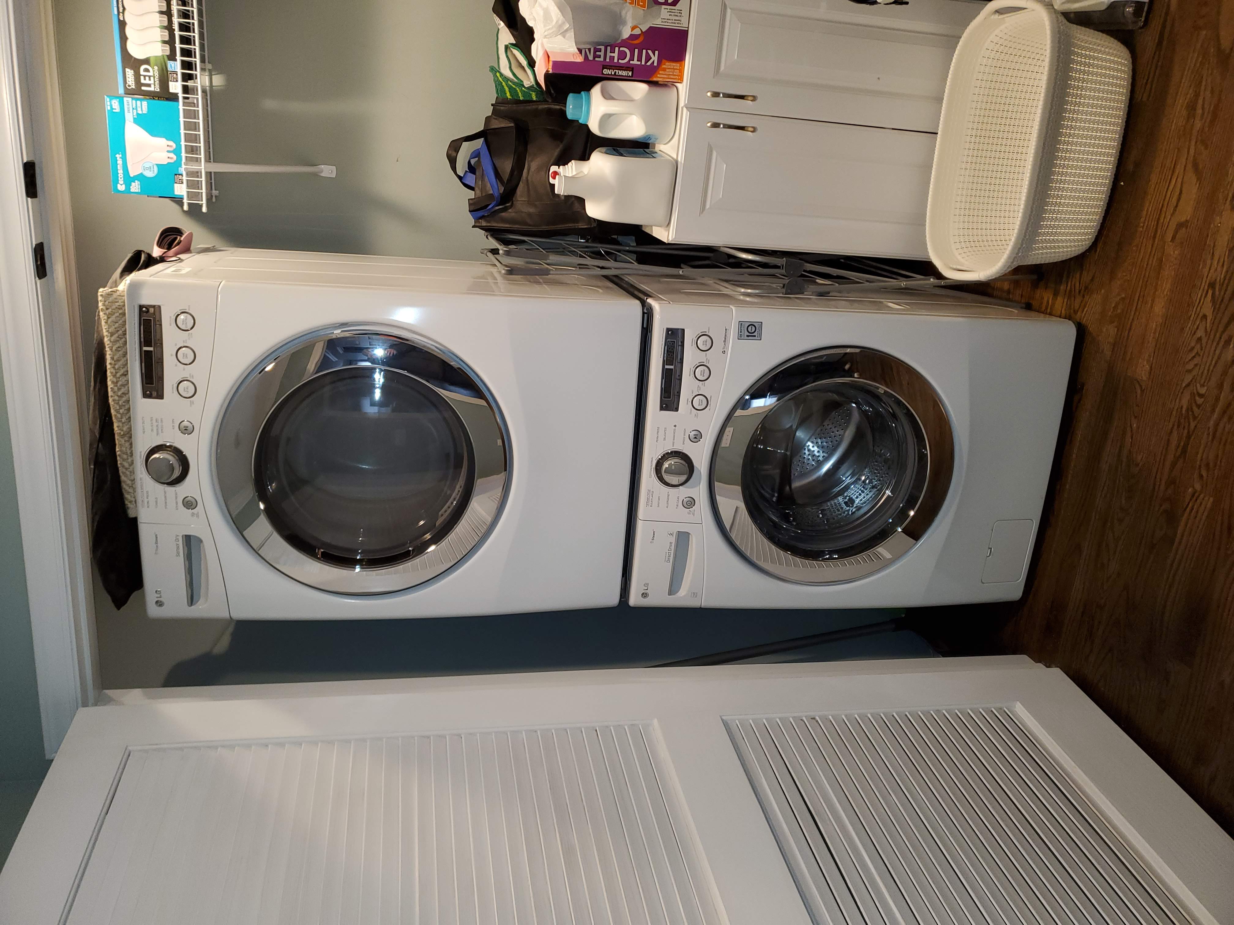 Stacked dryer vent cleaning service in Greensboro NC