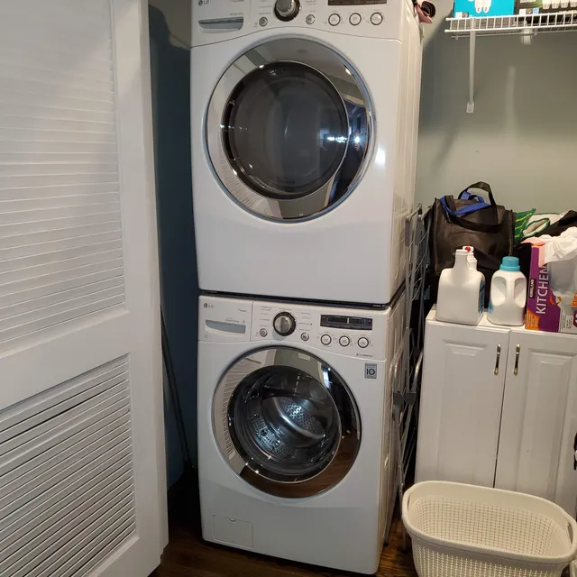Stacked dryer vent cleaning service in Greensboro NC