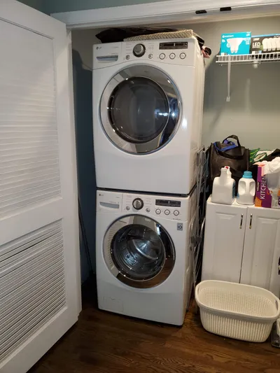 Stacked dryer vent cleaning service in Greensboro NC