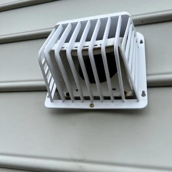 Vent Busters bird guardian installation