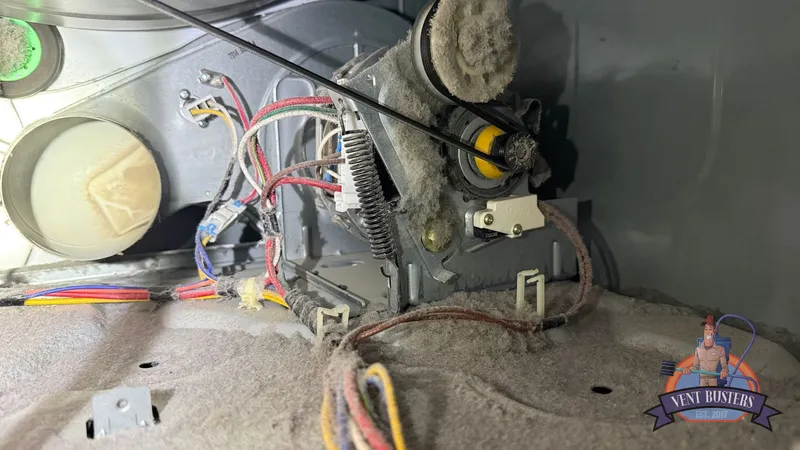 Where does the lint go if the dryer vent is clogged