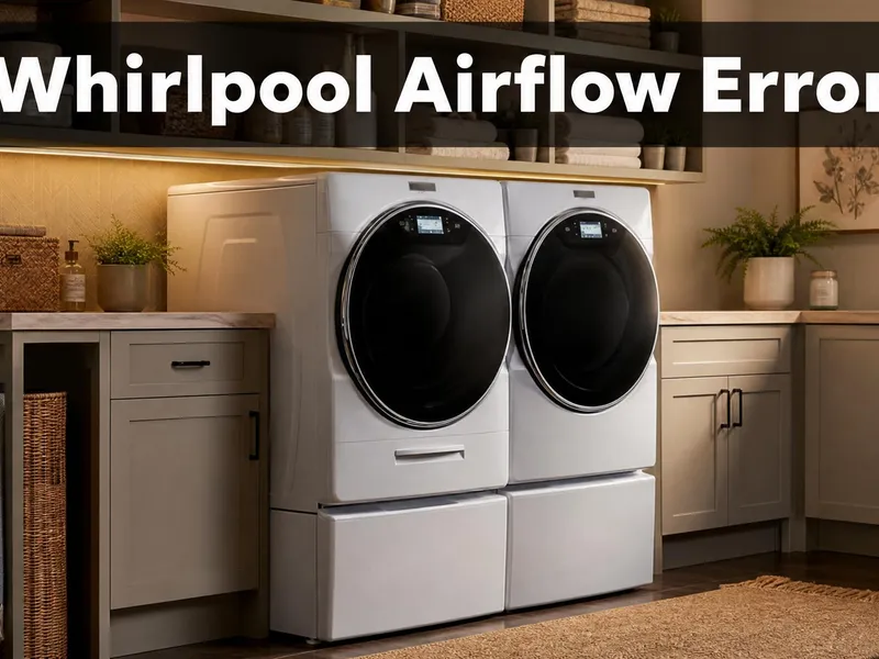 Why Is My Whirlpool Dryer Showing AF, F4 E3, F30 or Check Vent?