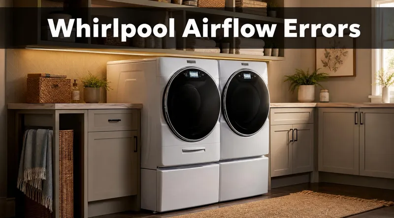 Why Is My Whirlpool Dryer Showing AF, F4 E3, F30 or Check Vent?