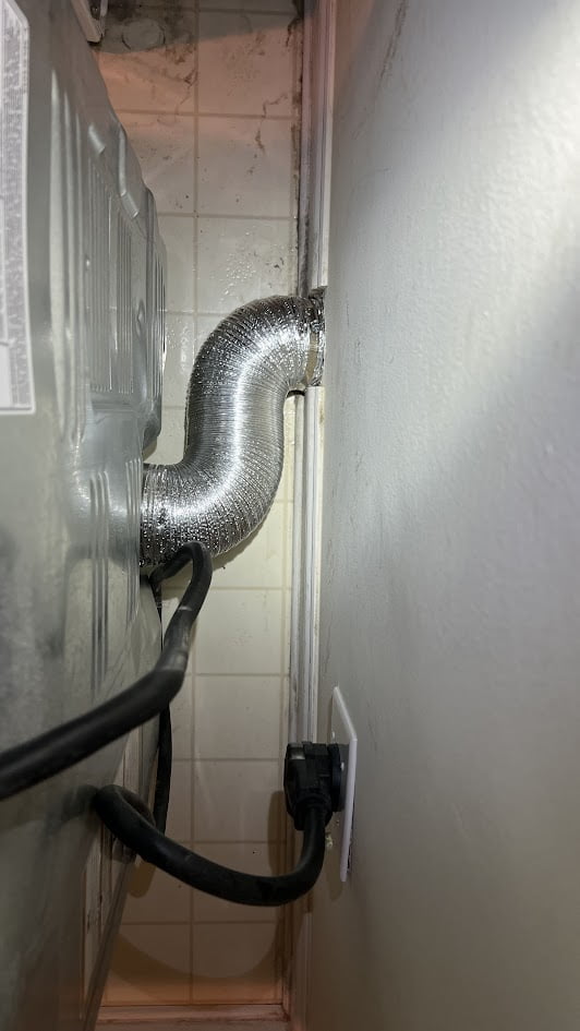 Perfect dryer vent installation