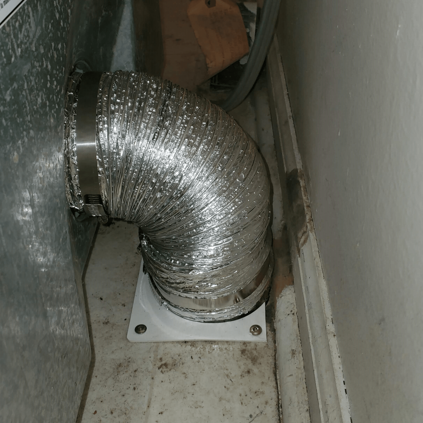 Professional dryer vent work