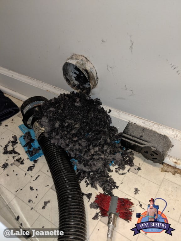 Dryer vent upgrade Lake Jeanette