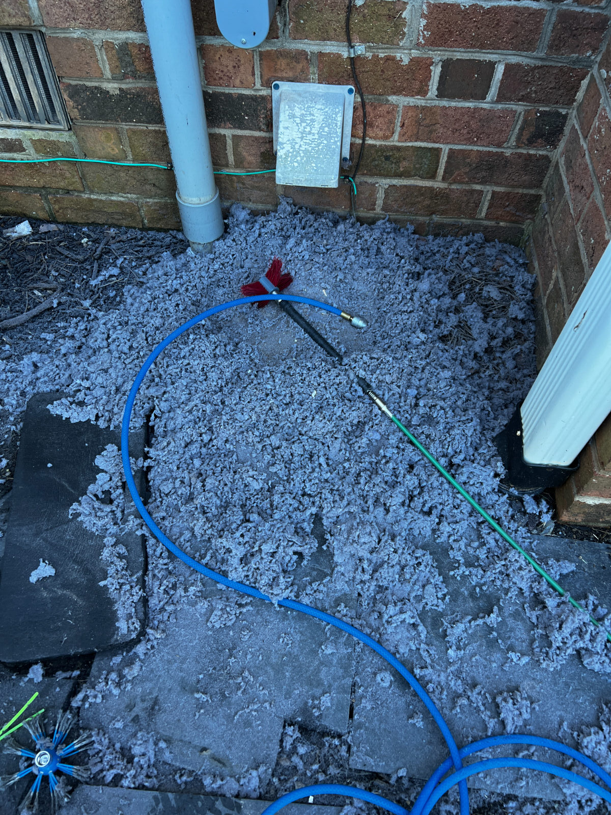 Dryer vent work in attic Oak Ridge NC