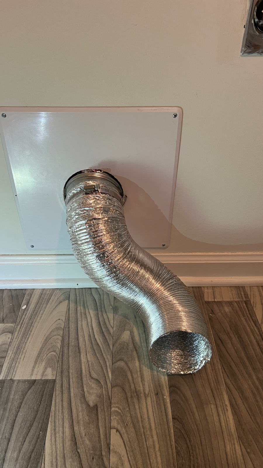 DryerFlex transition and finished connection