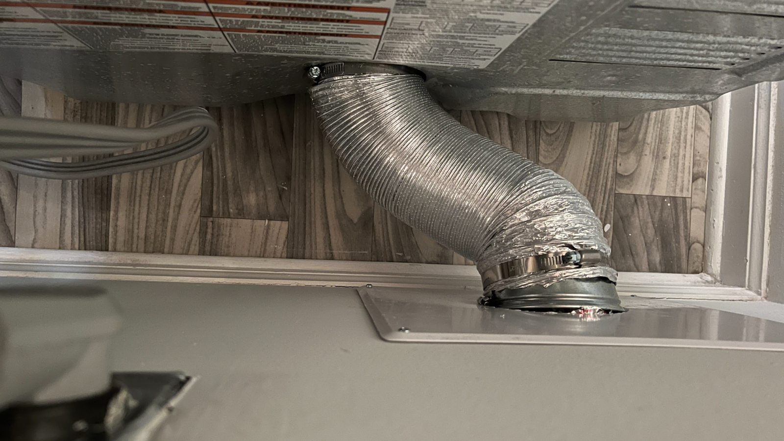 Dryer hookup with DryerFlex