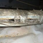 lame fix on broken dryer vent