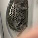 clogged dryer intake